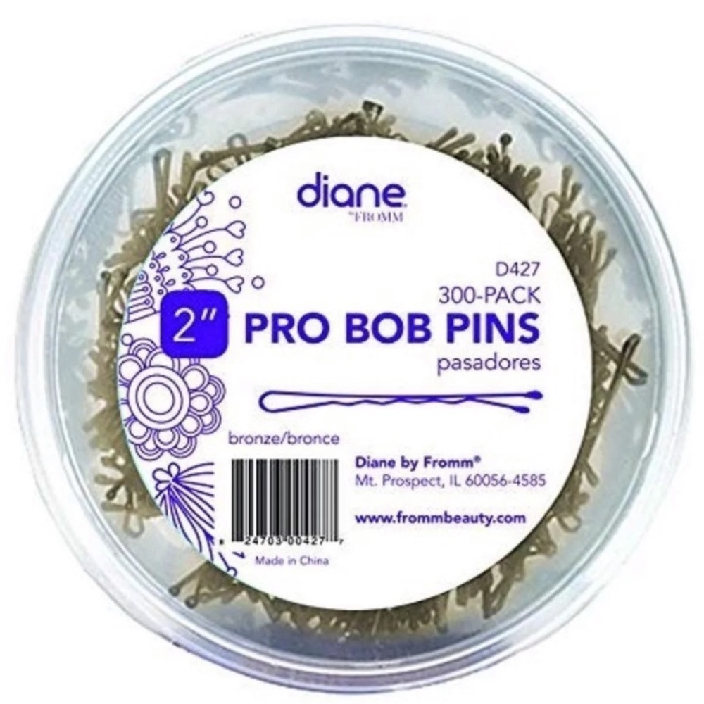 Diane 2-inches bobby pins bronze